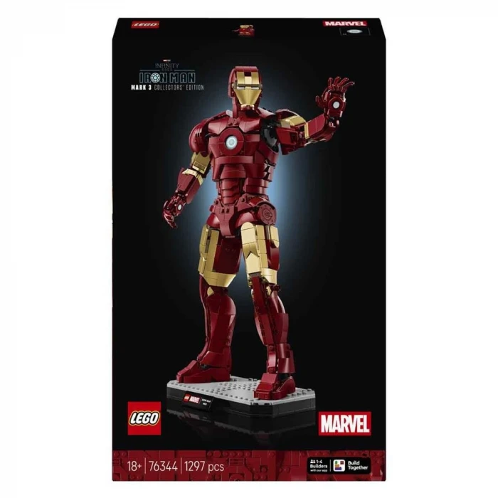 LEGO Marvel Iron Man Mark 3 Koleksiyoncu Versiyonu 76344