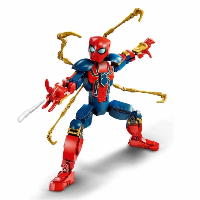 LEGO Marvel Iron Örümcek Adam Yapım Figürü 76298