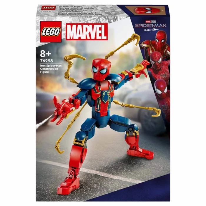 LEGO Marvel Iron Örümcek Adam Yapım Figürü 76298