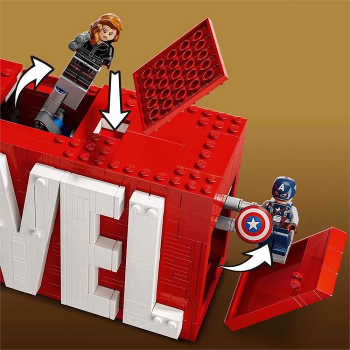 LEGO Marvel MARVEL Logosu ve Minifigürleri 76313