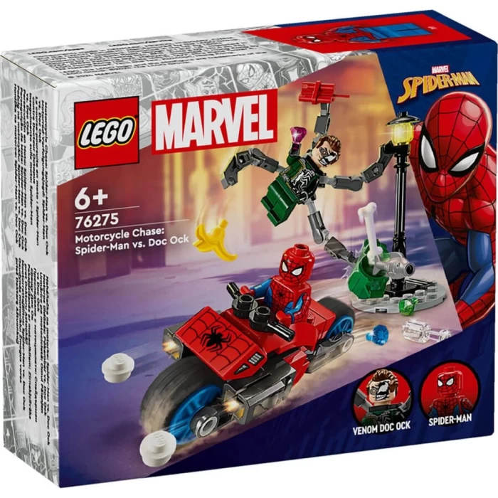 LEGO Marvel Motosiklet Takibi: Örümcek Adam Doktor Oktopus’a Karş