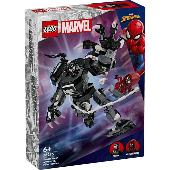 LEGO Marvel Venom Robot Zırhı Miles Morales’e Karşı 76276