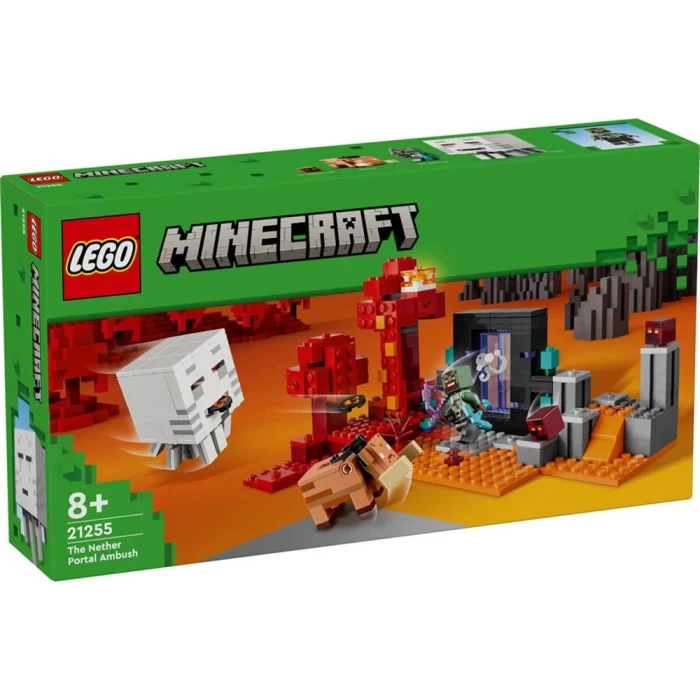LEGO Minecraft Nether Geçidi Pususu 21255