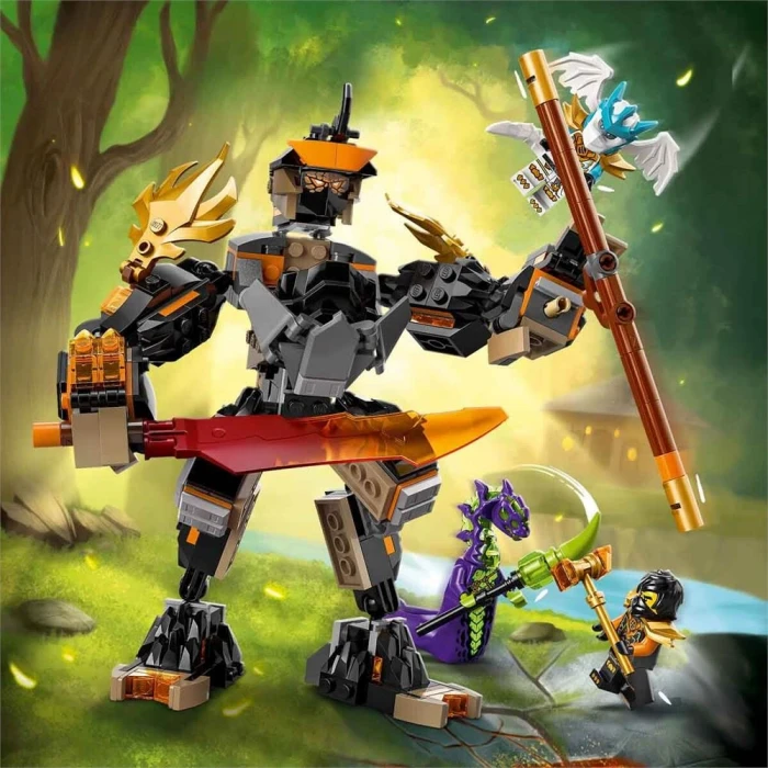 LEGO NINJAGO Cole’un Görev Robotu ve Ejderha Zane 71854