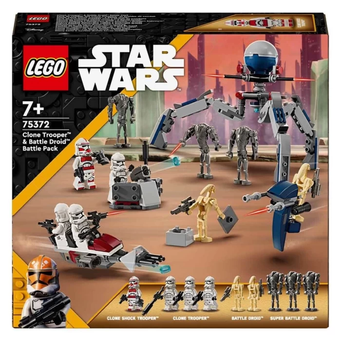 LEGO Star Wars Clone Trooper ve Savaş Droidi Savaş Paketi 75372