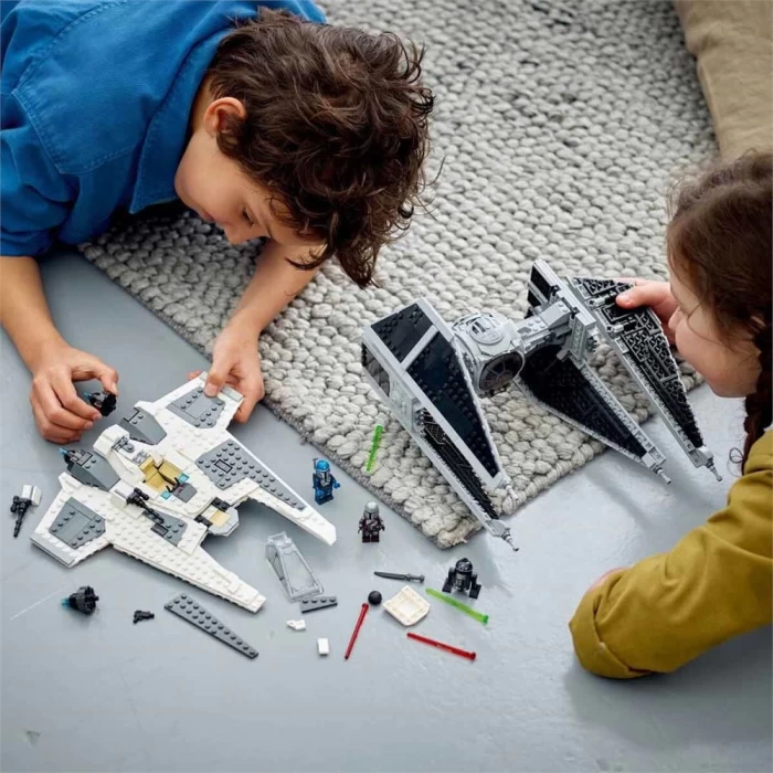 LEGO Star Wars Mandalorian Fang Fighter TIE Interceptora Karşı 7