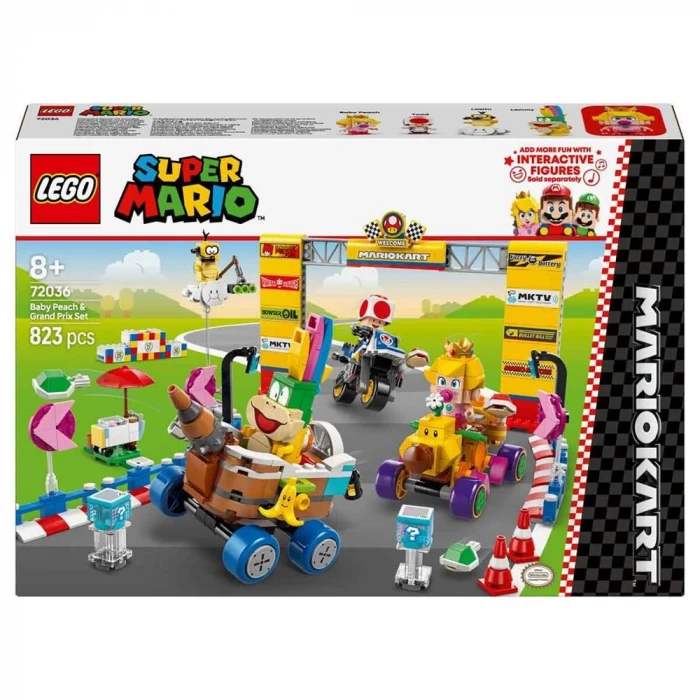 LEGO Super Mario Baby Peach ve Grand Prix Seti 72036