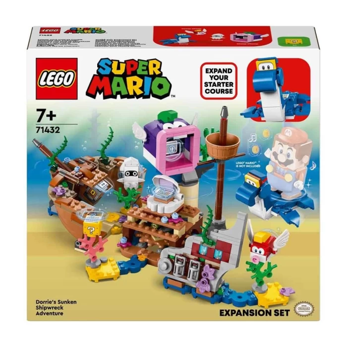 LEGO Super Mario Dorrienin Batık Gemi Macerası Ek Macera Seti 71