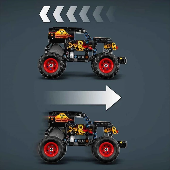 LEGO Technic Monster Jam Grave Digger Ateş ve Buz 42219