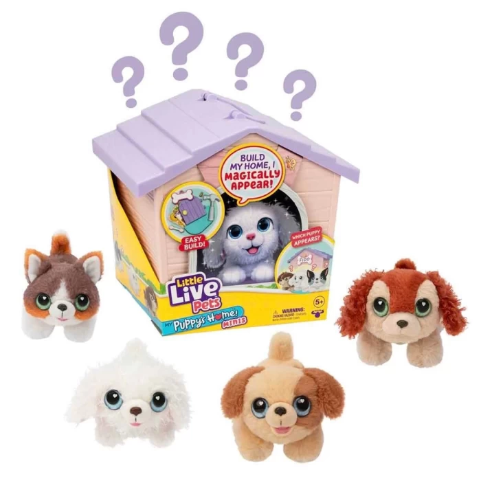 Little Live Pets Yavru Köpeğim ve Evi LPP01110 - Mor