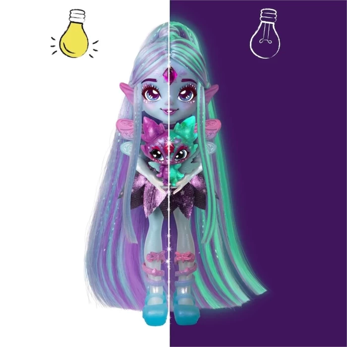 Magic Pixling Galaksi Saçlı Figür - Mavi