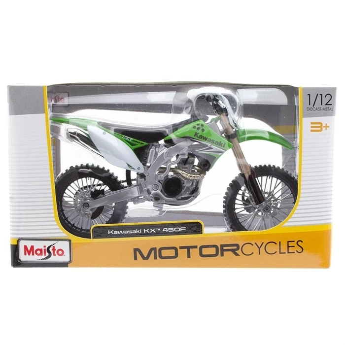 Maisto 1:12 Kawasaki KX 450F Model Motorsiklet