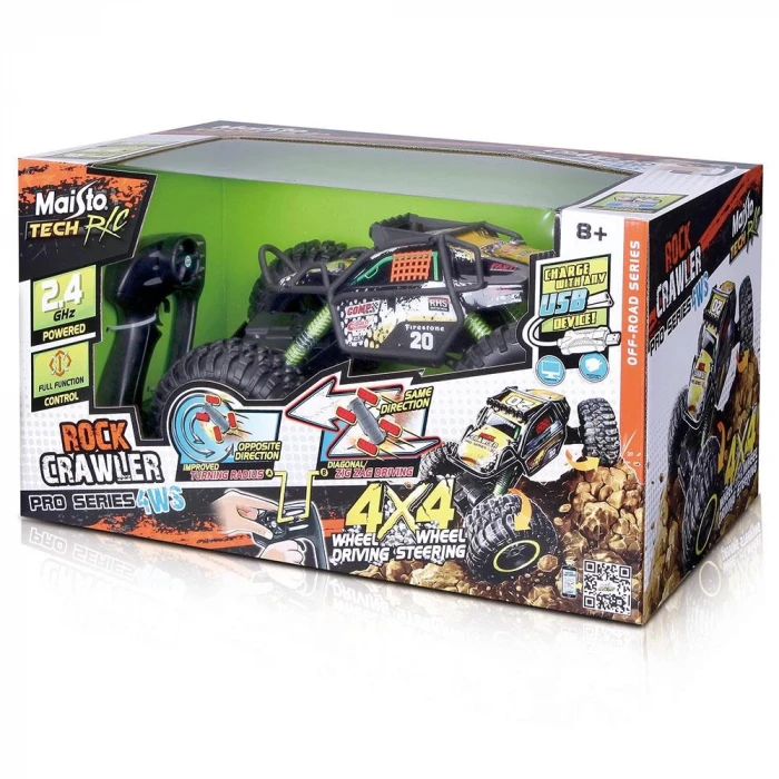 Maisto Rock Crawler Pro Series 4WS Kumandalı Araba