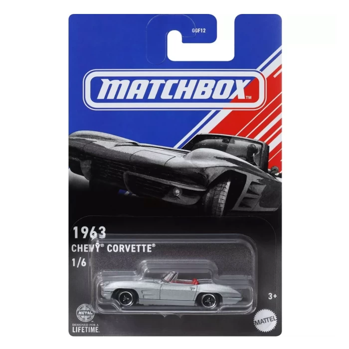 Matchbox Temalı Arabalar 1963 Chevy Corvette HVR95