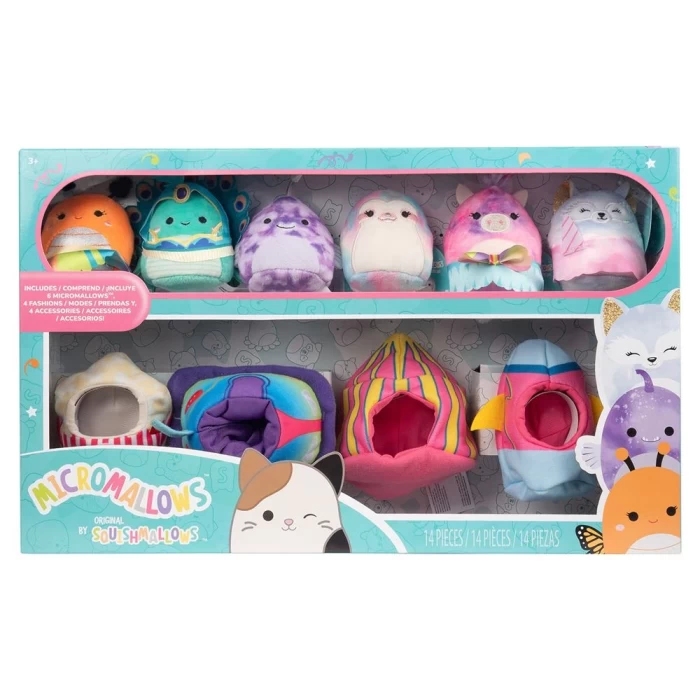 Micromallows 6 Figür + 4 Aksesuar + 4 Giysi Seti MM0022