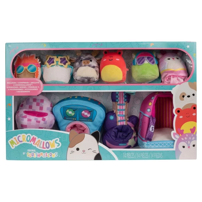 Micromallows 6 Figür + 4 Aksesuar + 4 Giysi Seti MM0023