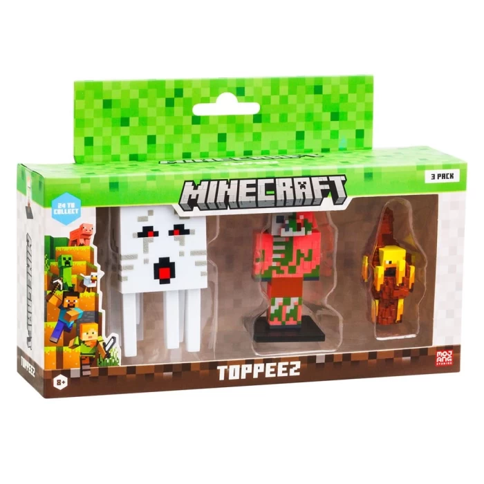 Minecraft 3D Figür Toppeez 3iü Set Model 1