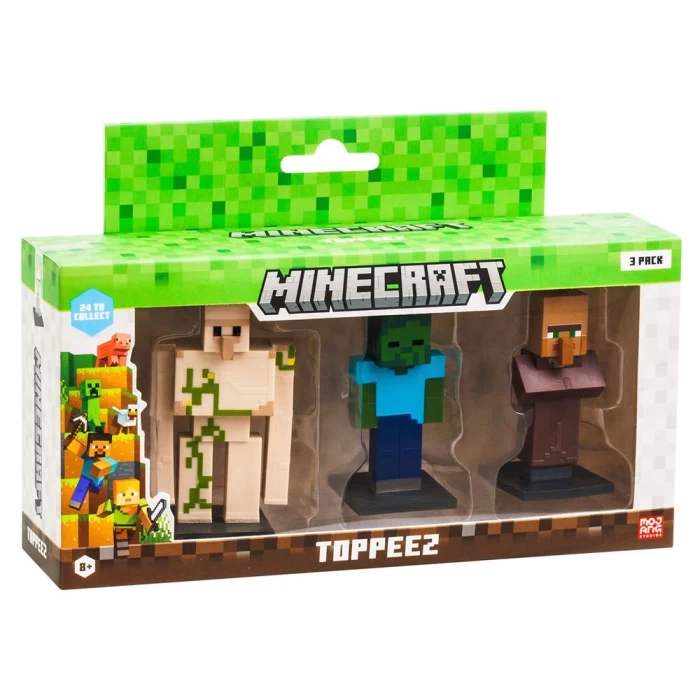 Minecraft 3D Figür Toppeez 3iü Set Model 2