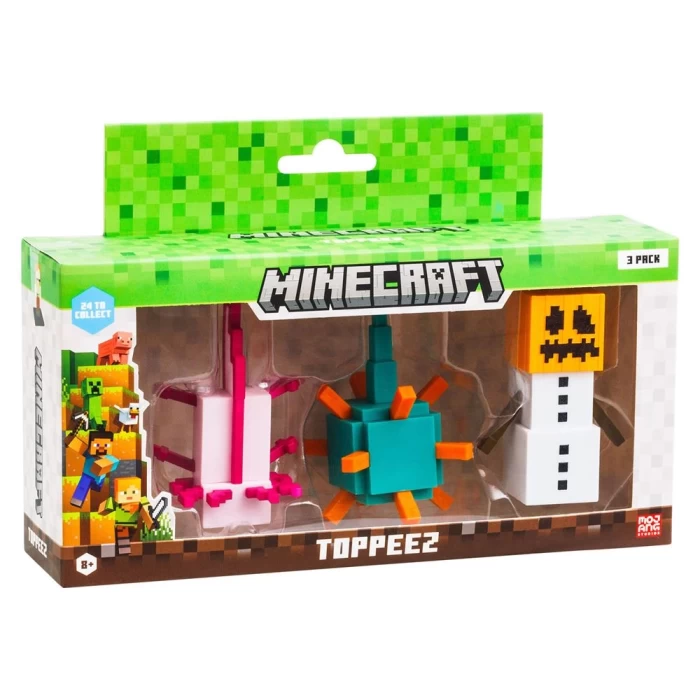 Minecraft 3D Figür Toppeez 3iü Set Model 3