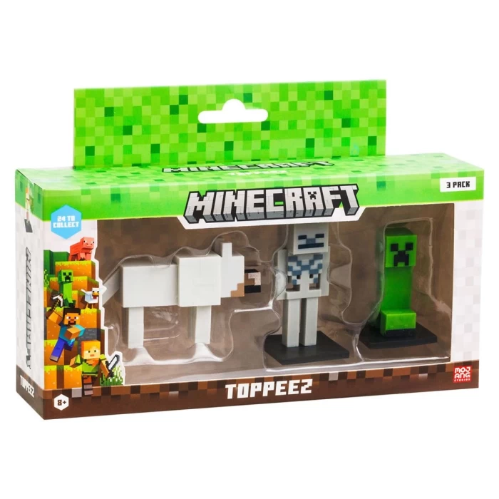 Minecraft 3D Figür Toppeez 3iü Set Model 4