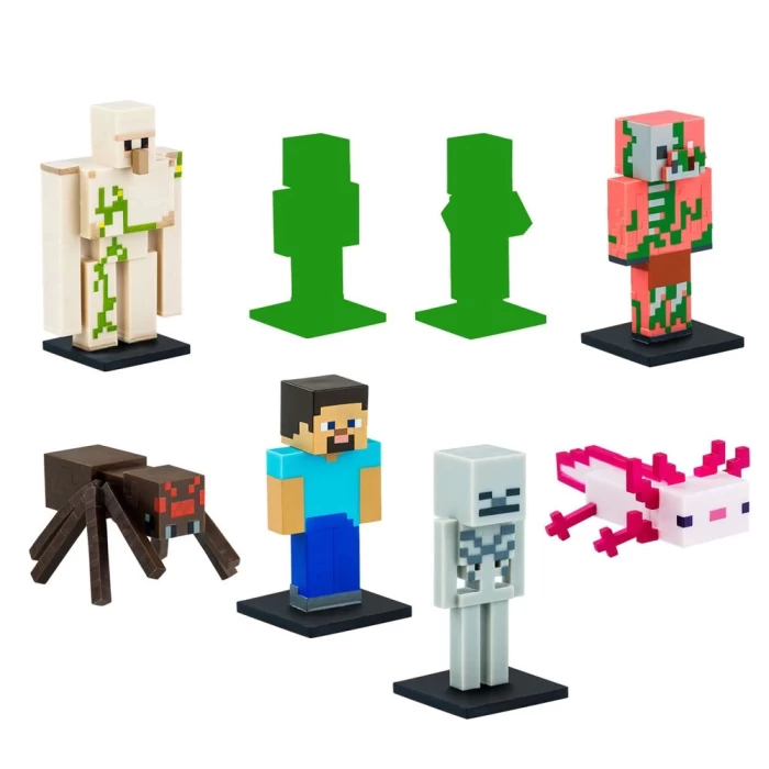 Minecraft 3D Figür Toppeez 8li Delüks Set MC2070 Model 2