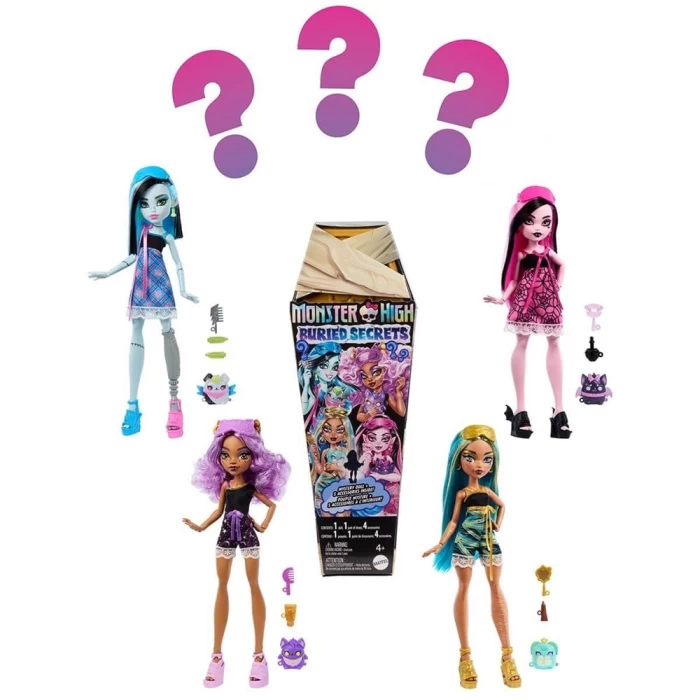 Monster High Gizemli Sırlar Havalı Pijama Partisi Sürpriz Paket H