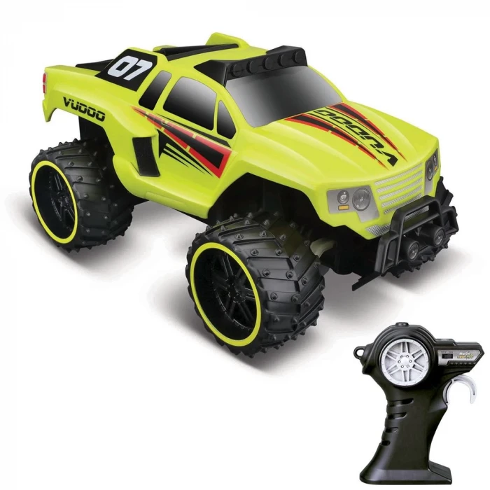 Off Road Serisi Vudoo Kumandalı Araba 1/16 Sarı