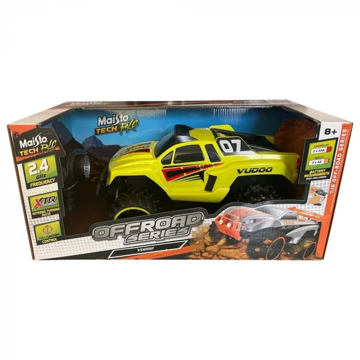 Off Road Serisi Vudoo Kumandalı Araba 1/16 Sarı