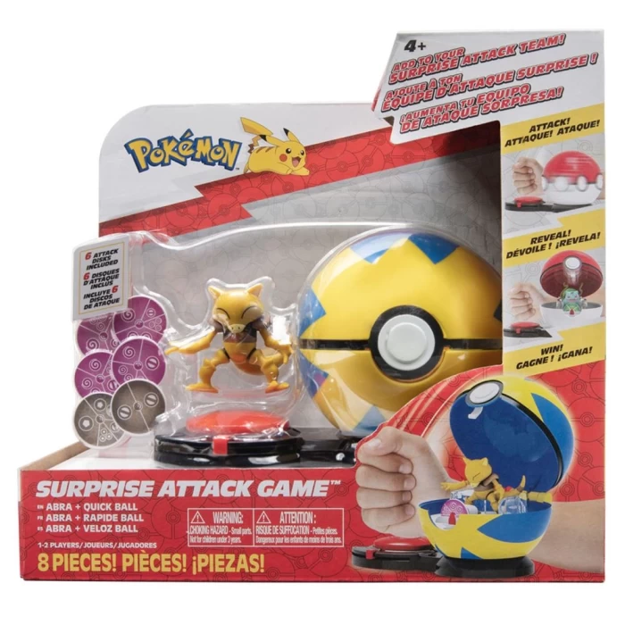 Pokemon Sürpriz Atak Oyun Seti - Abra + Quick Ball