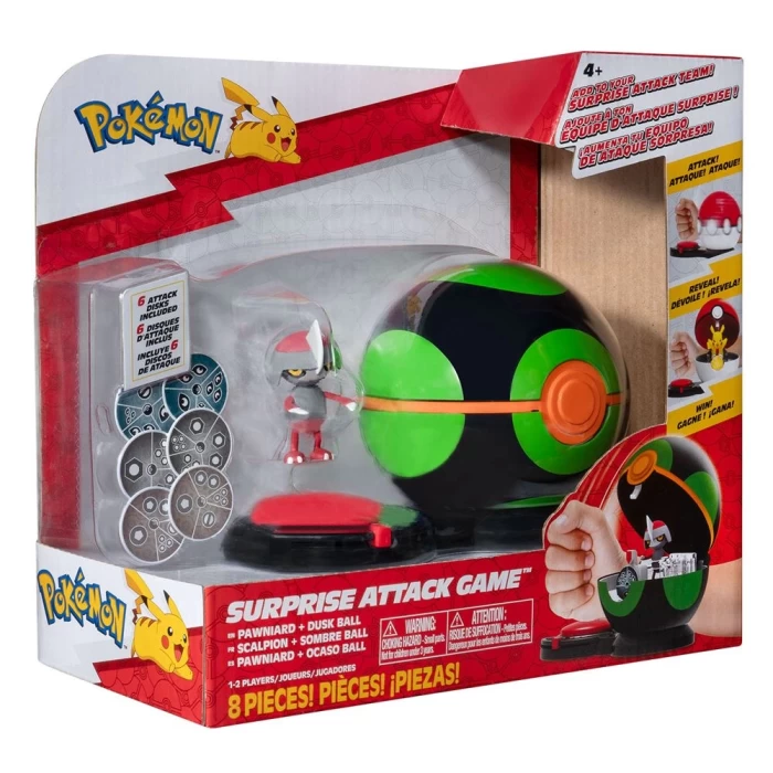 Pokemon Sürpriz Atak Oyun Seti - Pawniard + Dusk Ball