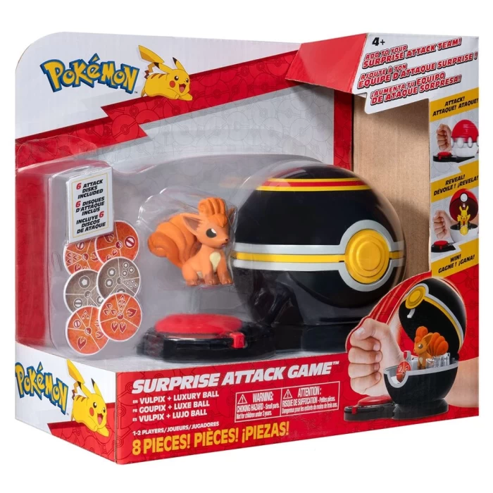 Pokemon Sürpriz Atak Oyun Seti - Vulpix + Luxury Ball