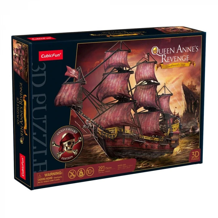 Queen Annes Revenge Gemisi 3D Puzzle T4040h