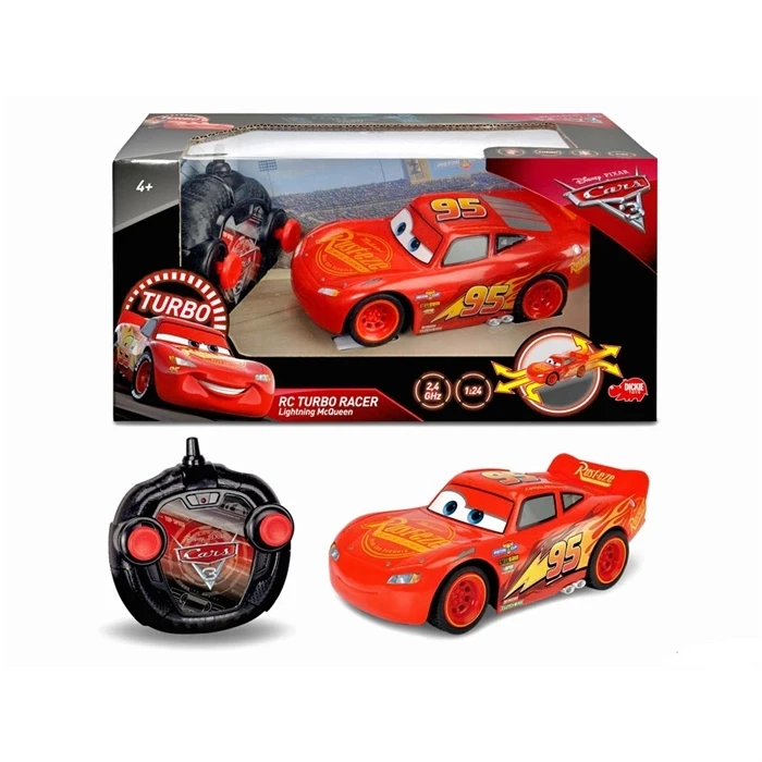 R/C Turbo Racer Lightning McQueen 1:24 Uzaktan Kumandalı Araba