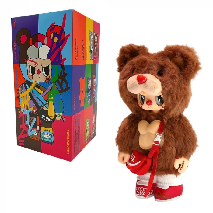 Rebel Bear Pozlanabilir Sürpriz Figür Çantalı Seri CSRB005