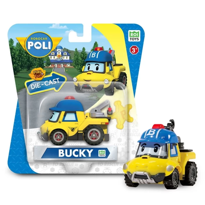 Robocar Poli Metal Araç Karakter Figürler - Bucky 83306