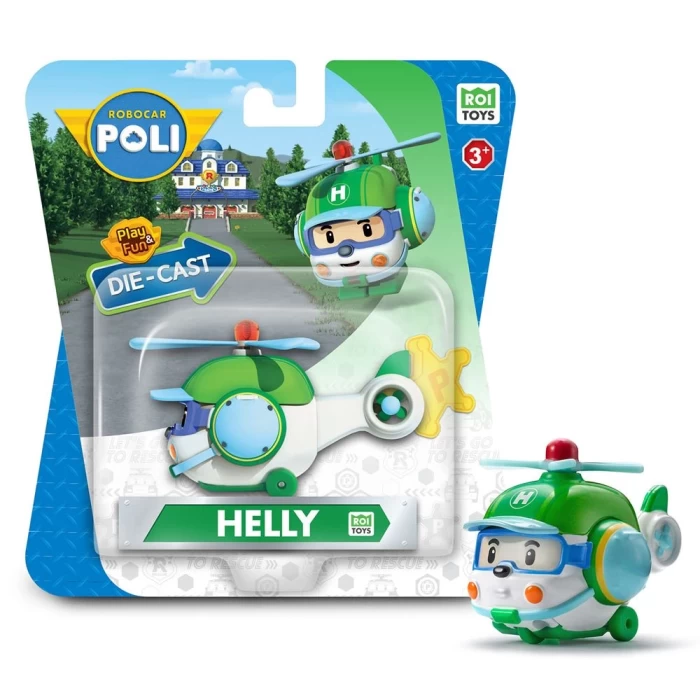 Robocar Poli Metal Araç Karakter Figürler - Helly 83160