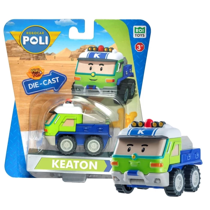 Robocar Poli Metal Araç Karakter Figürler - Keaton 83418