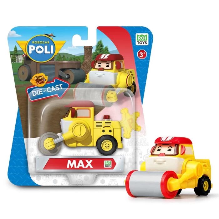 Robocar Poli Metal Araç Karakter Figürler - Max 83176