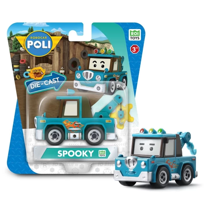 Robocar Poli Metal Araç Karakter Figürler - Spooky 83166