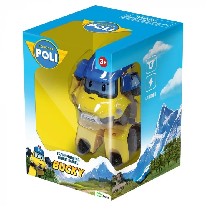 Robocar Poli Transforming Robot Figür - Bucky 0655