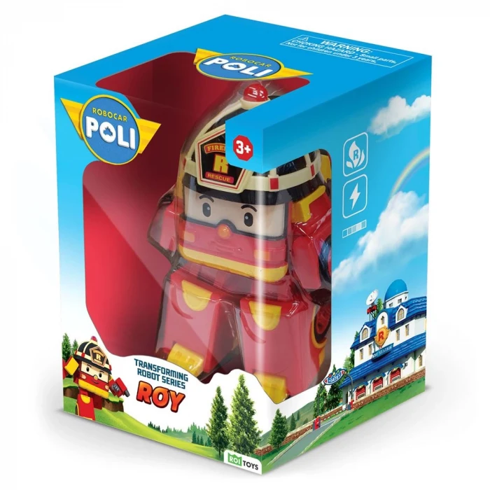 Robocar Poli Transforming Robot Figür- Roy 0652