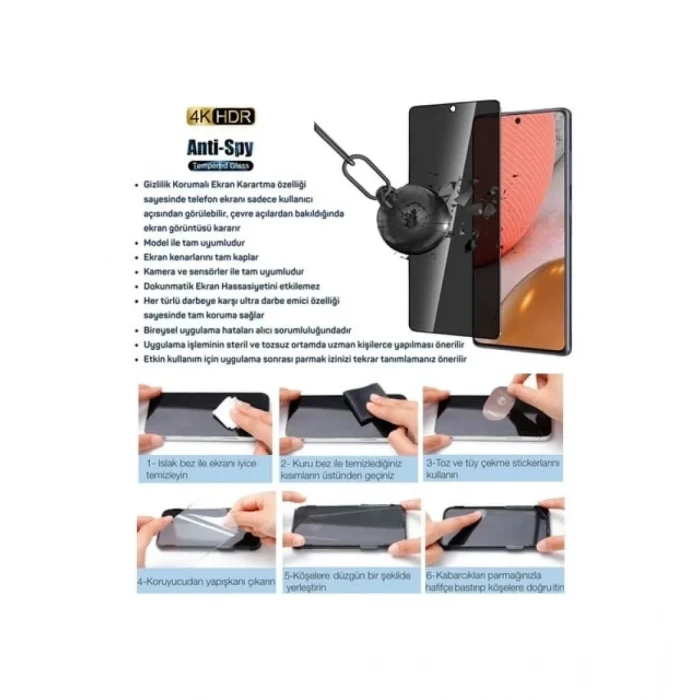 Samsung A35-A55 Anti Statik Hayalet Cam