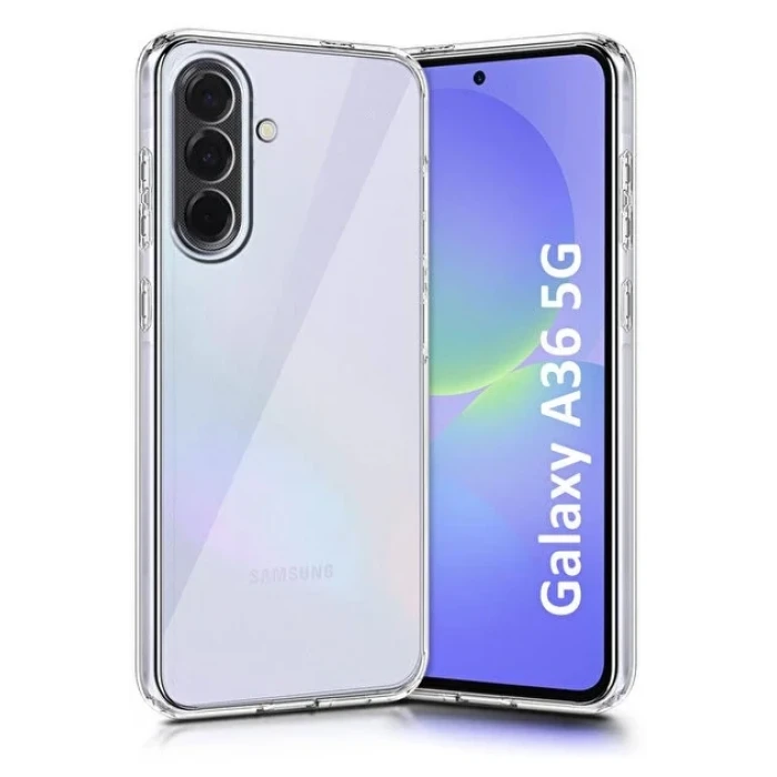Samsung A36 Sert Şeffaf Telefon Kılıfı