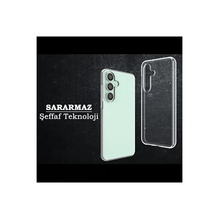 Samsung S23 Fe Sert Şeffaf Telefon Kılıfı