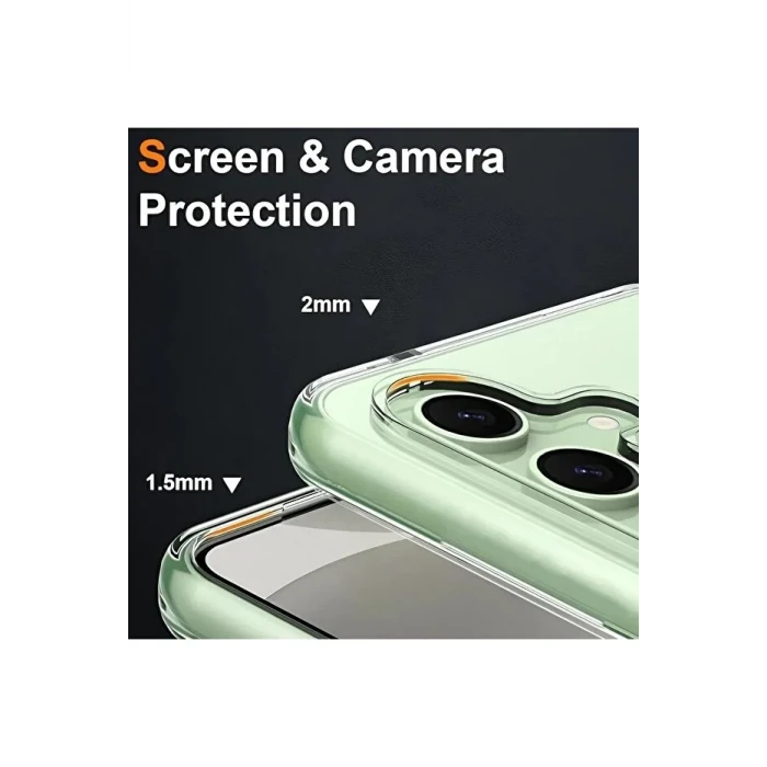 Samsung s24 Fe Sert Şeffaf Telefon Kılıfı