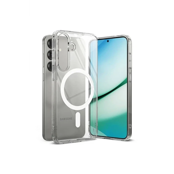 Samsung S25 Plus Magsafe Sert Şeffaf Telefon Kılıfı