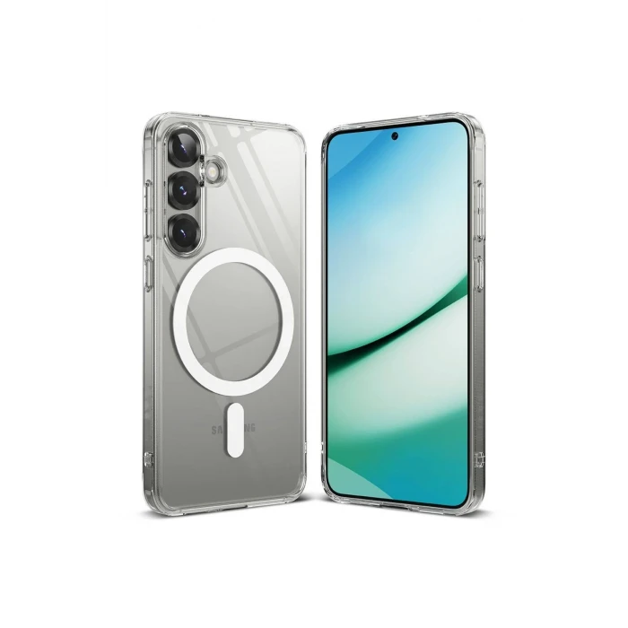 Samsung S25 Plus Magsafe Sert Şeffaf Telefon Kılıfı