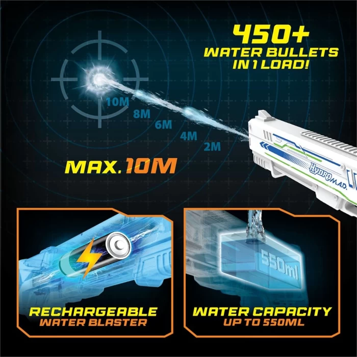 Silverlit Hydro M.A.D. Su Tabancası Mavi