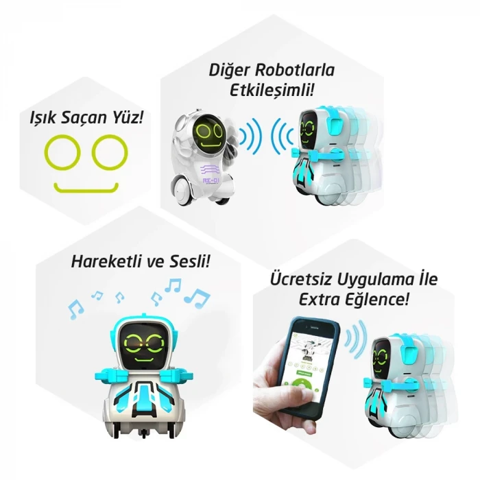 Silverlit Pokibot Robot Turkuaz