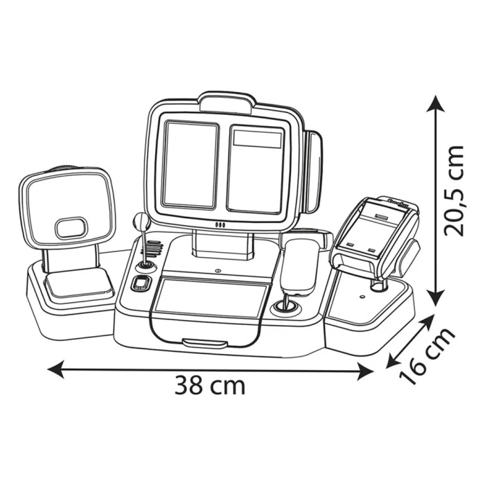 Smoby Elektronik Büyük Yazar Kasa 350114
